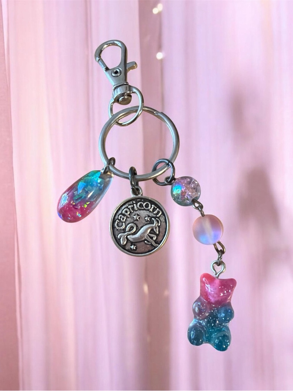 ⭐️ Bundle 5 for $13 • Capricorn Charm Keychain or Bag Charm